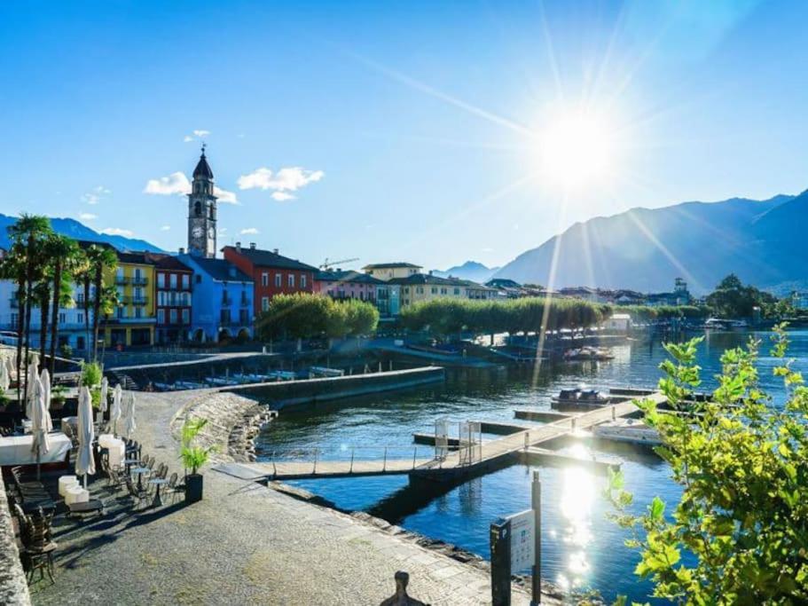 Ascona: Residenza Sabrina,App 2.5 Locali E Piscina Apartment Ngoại thất bức ảnh