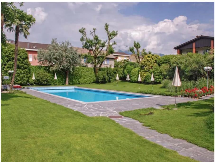 Ascona: Residenza Sabrina,App 2.5 Locali E Piscina Apartment Ngoại thất bức ảnh